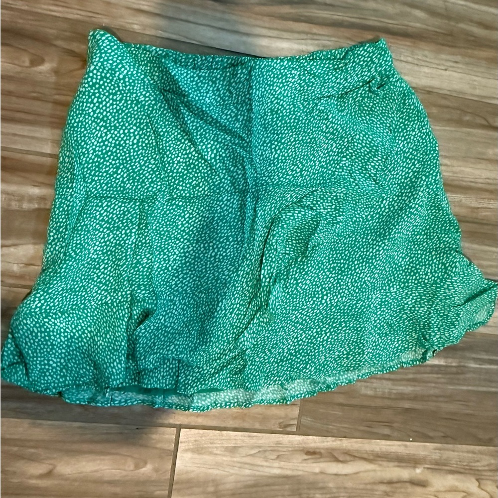 Steve Madden Green Polka Dot Women's Skirt